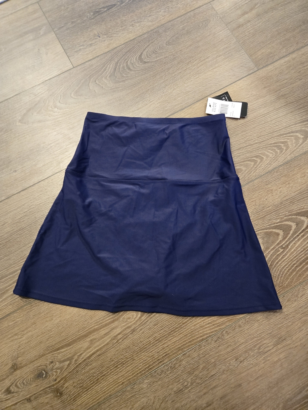 Island Escape Navy A-Line Active Swim Bottom